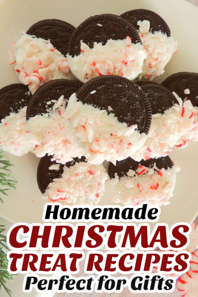 Gifting Christmas Treats- Peppermint Oreos