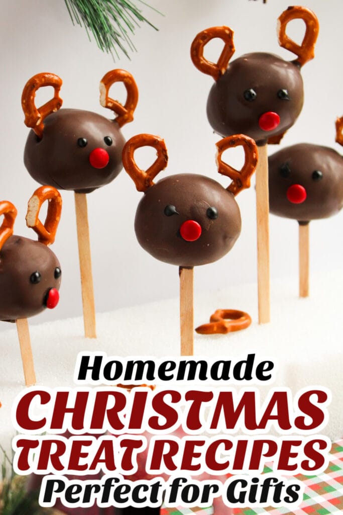 Gifting Christmas Treats-Reindeer Cake Pops
