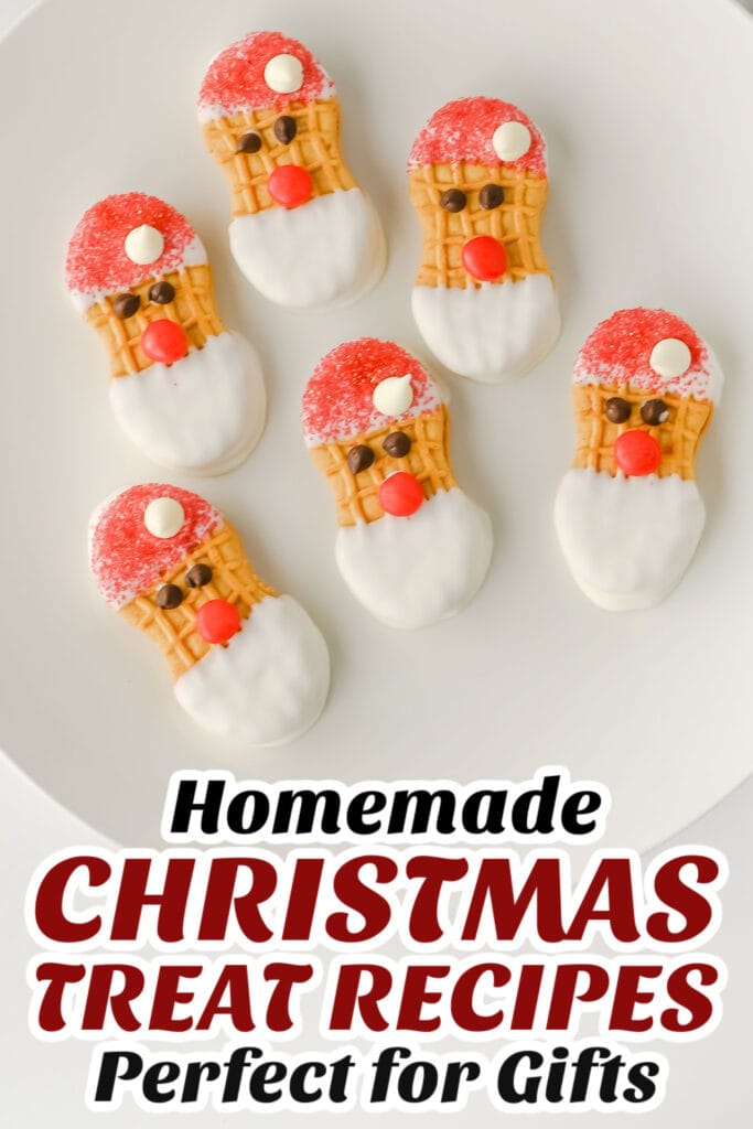 Gifting Christmas Treats-Santa Nutter Butter Cookies