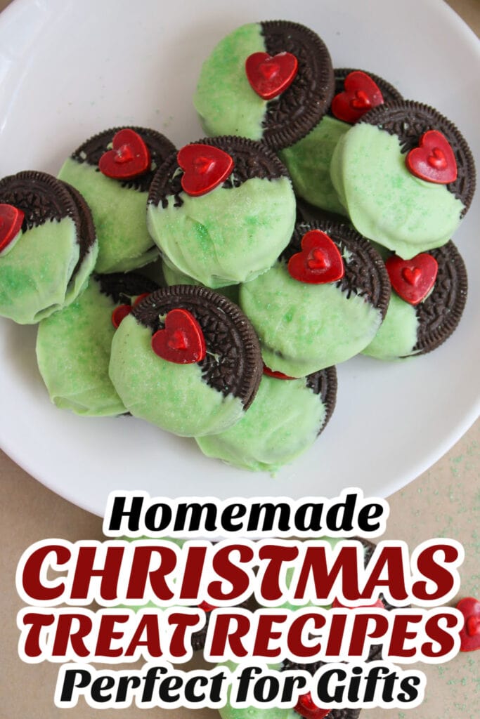Gifting Christmas Treats- The Grinch Oreos