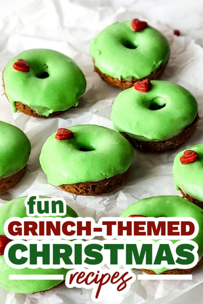 _Grinch-Themed Christmas Recipe-Grinch-Themed Caramel Apple Donuts copy