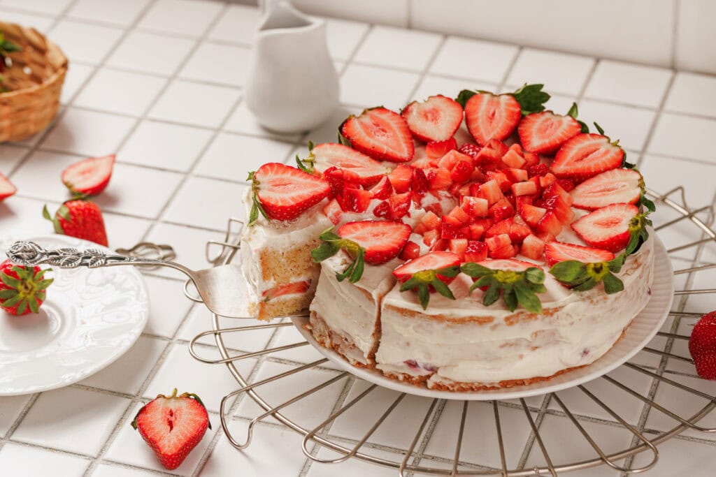 Strawberry Shortcake Layer Cake