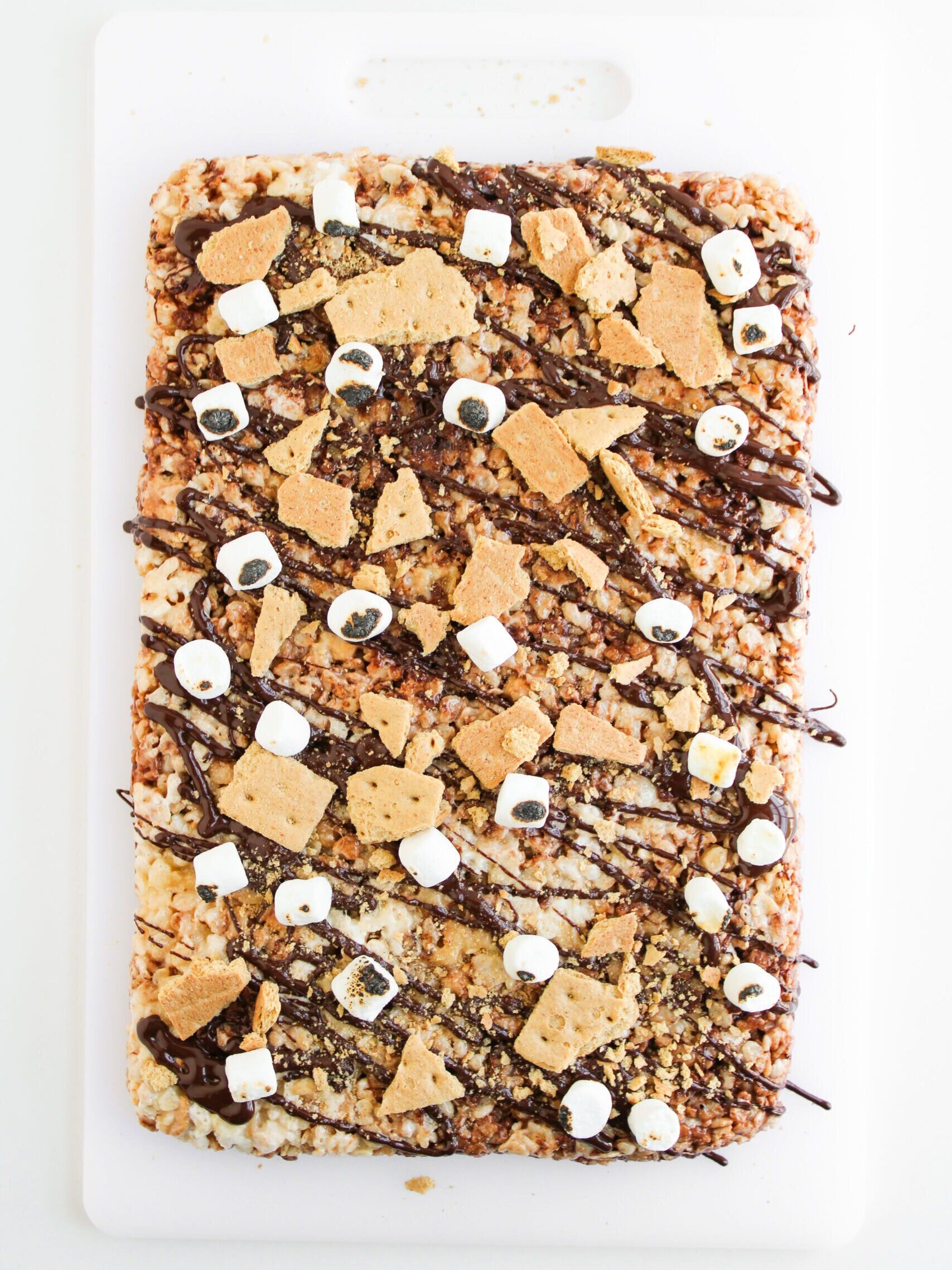 S’mores Rice Krispie Bars Process Photo