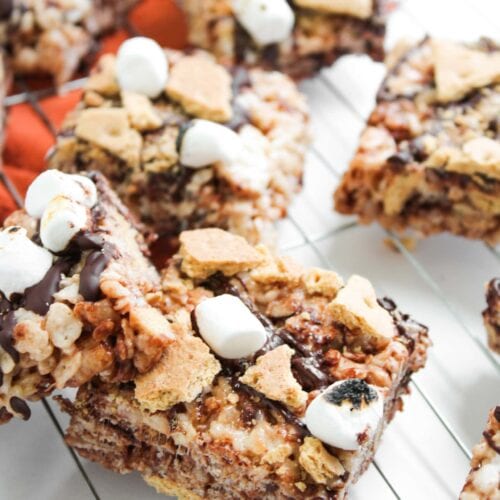 S’mores Rice Krispie Bars