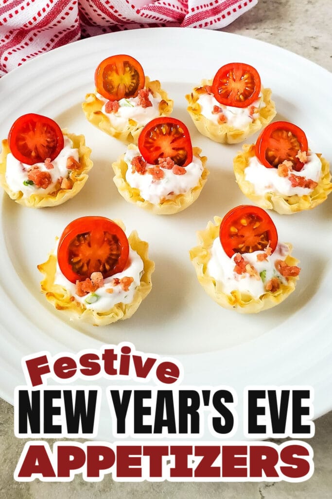 New Years Appetizers- BLT Phyllo Party Bites