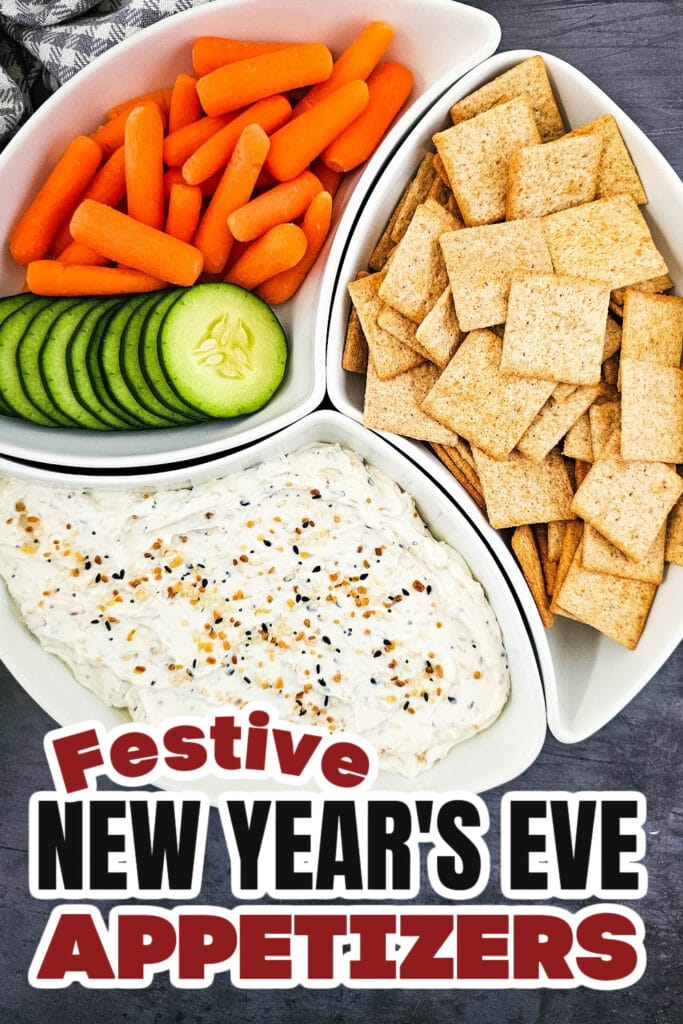 New Years Appetizers-Everything Bagel Dip