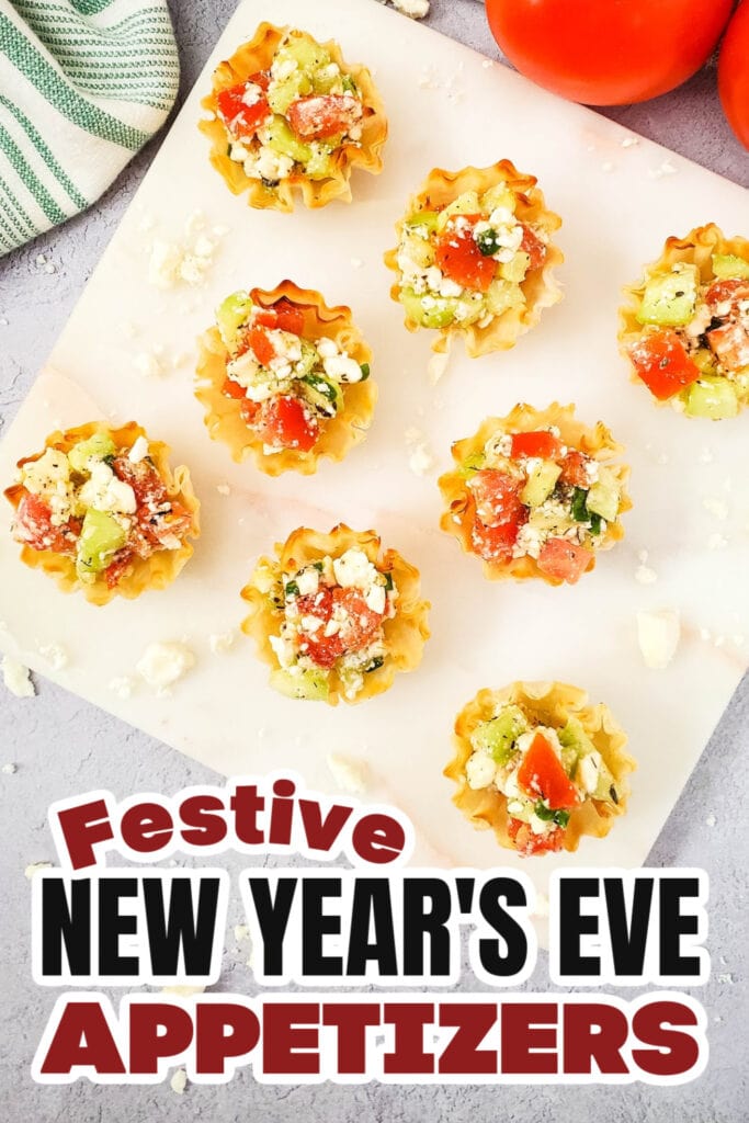 New Years Appetizers-Mediterranean Feta Bites