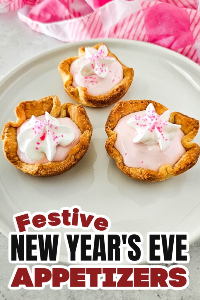 New Years Appetizers-Pink Lemonade Pie Bites