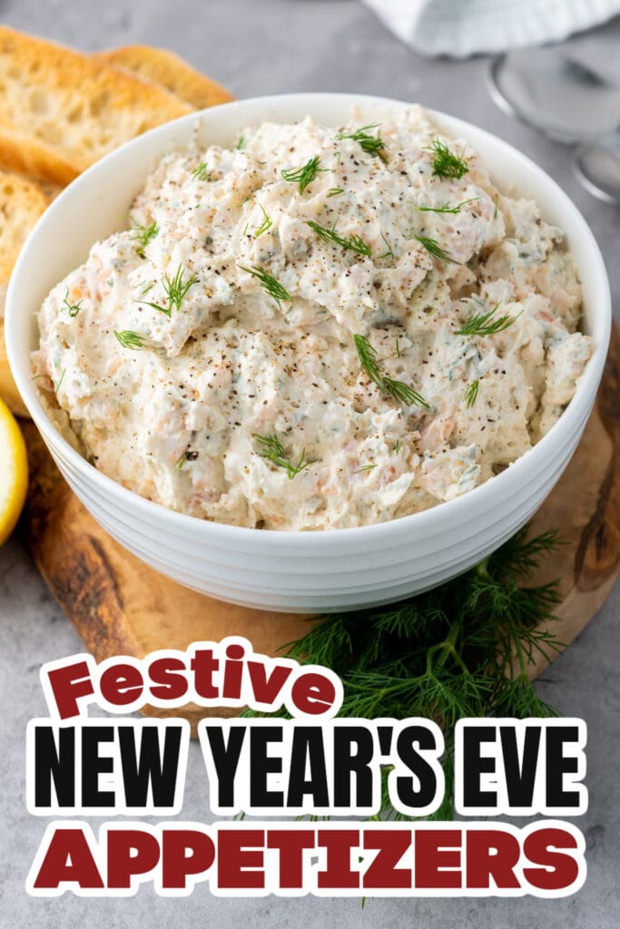 New Years Appetizers-Smoked Salmon Dip