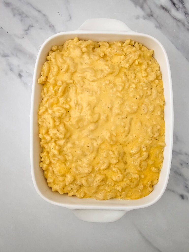 Crab Mac and Cheese Process Photo