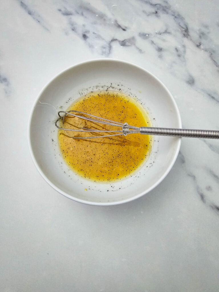 Honey Mustard Sheet Pan Chicken Thighs Process Photo