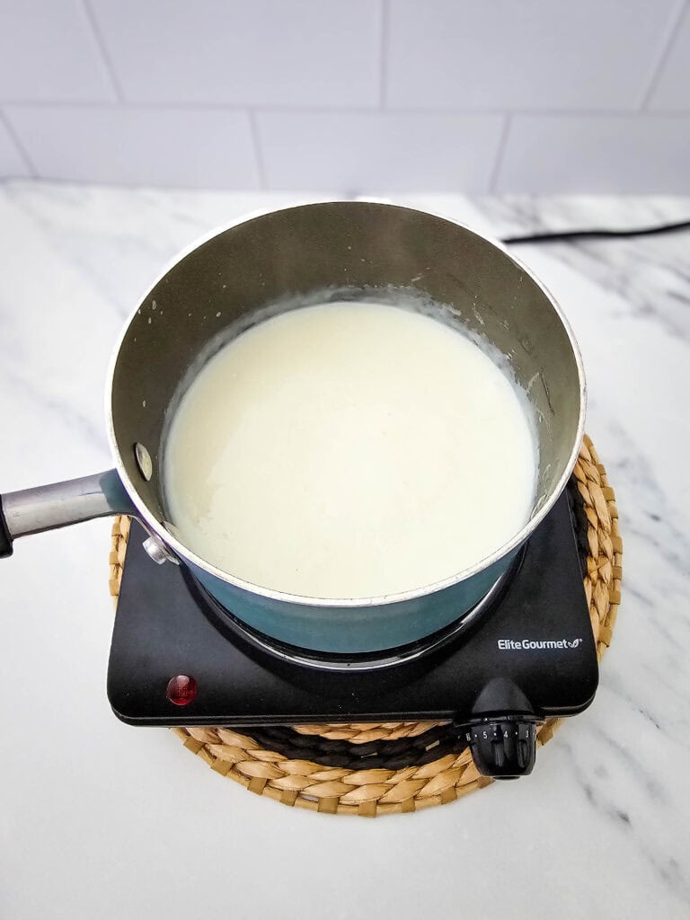 Crab Mac and Cheese Process Photo