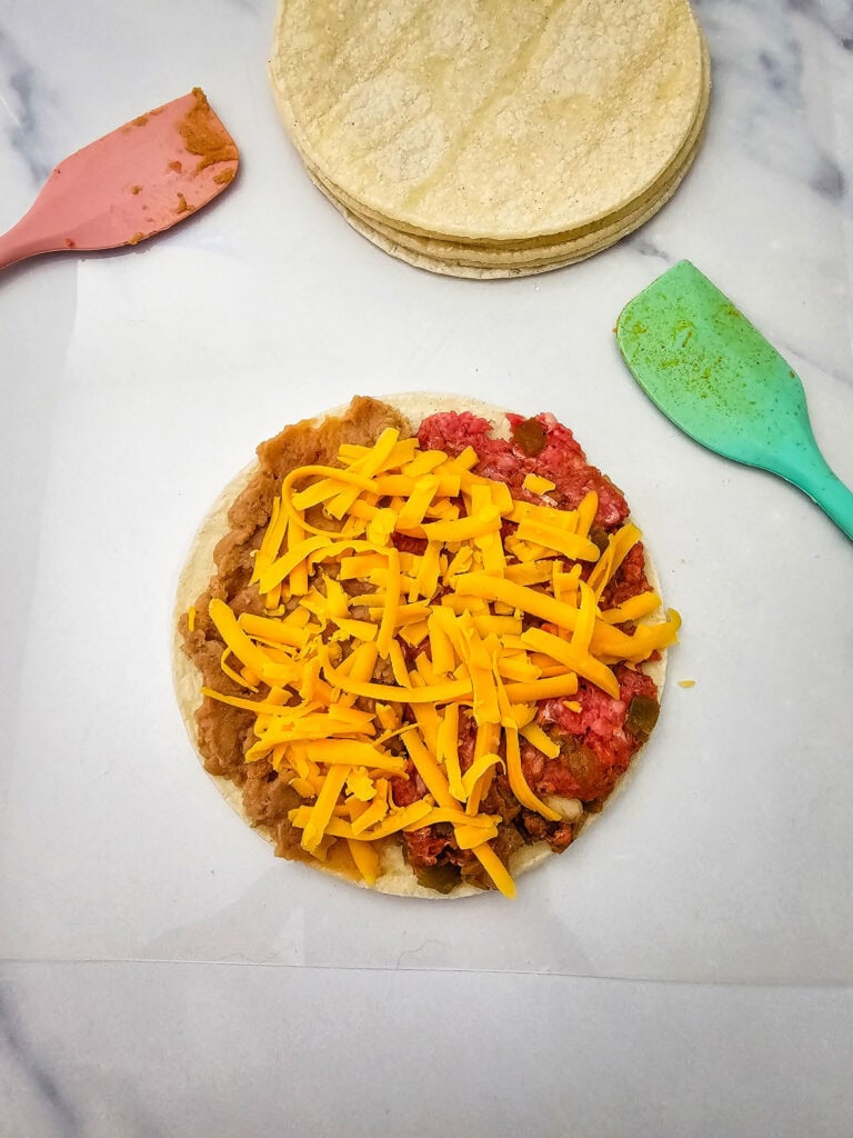 Sheet Pan Tacos Process Photo