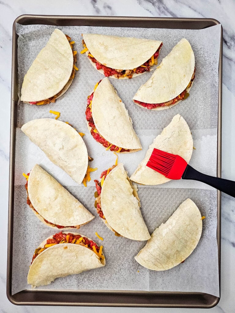 Sheet Pan Tacos Process Photo