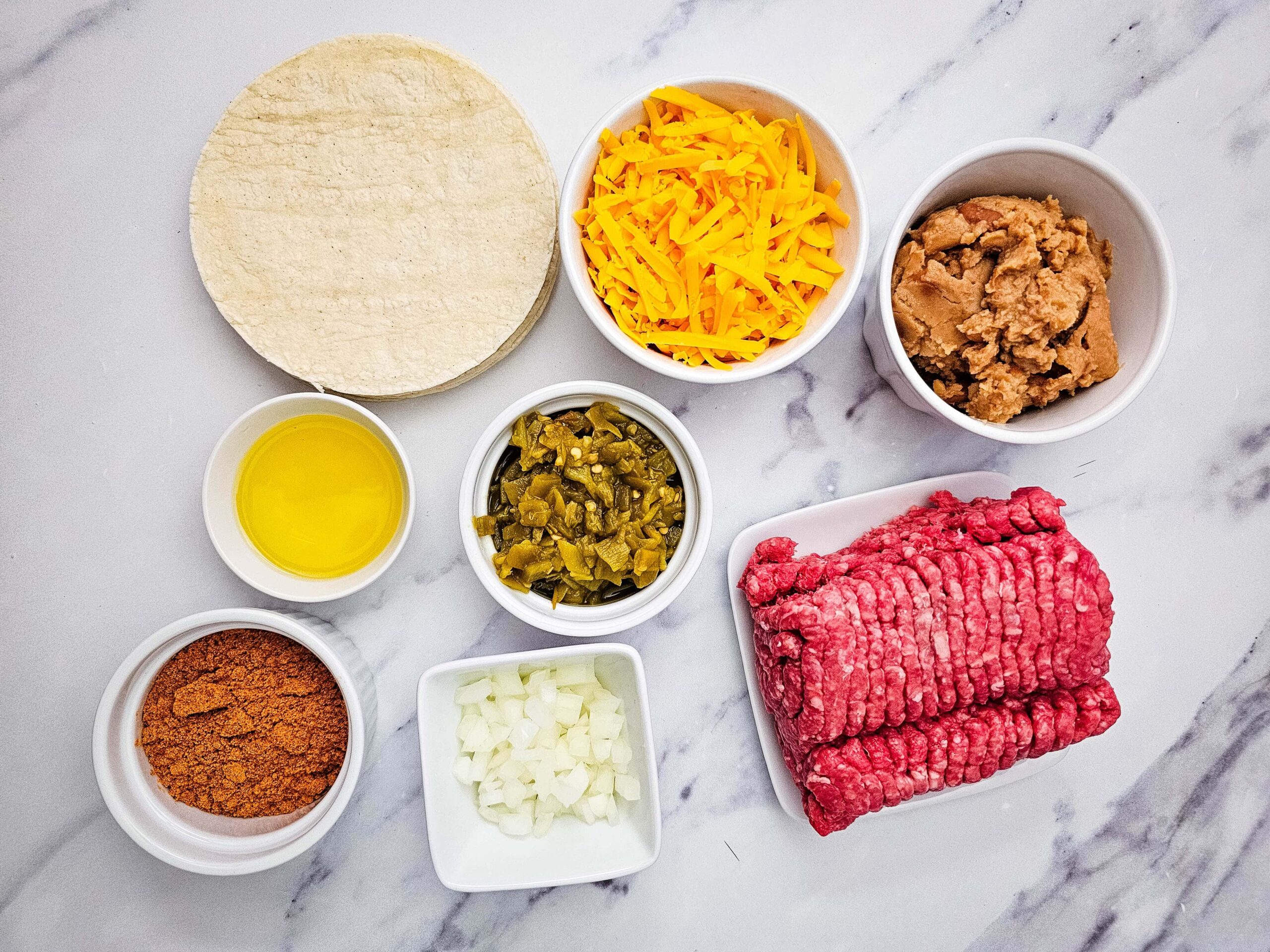 Sheet Pan Tacos Process ingredients