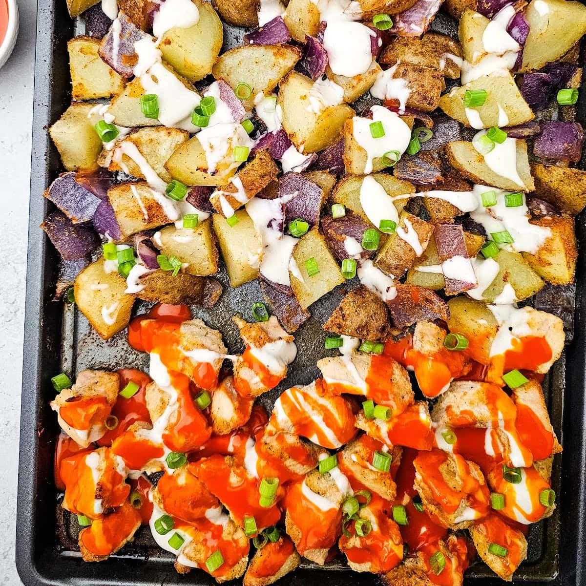 Sheet Pan Buffalo Chicken featured image