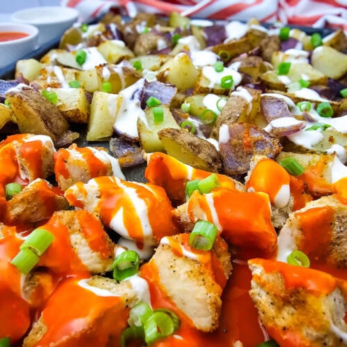 Sheet Pan Buffalo Chicken