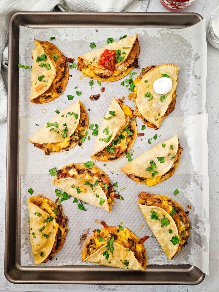 Sheet Pan Tacos Process Photo