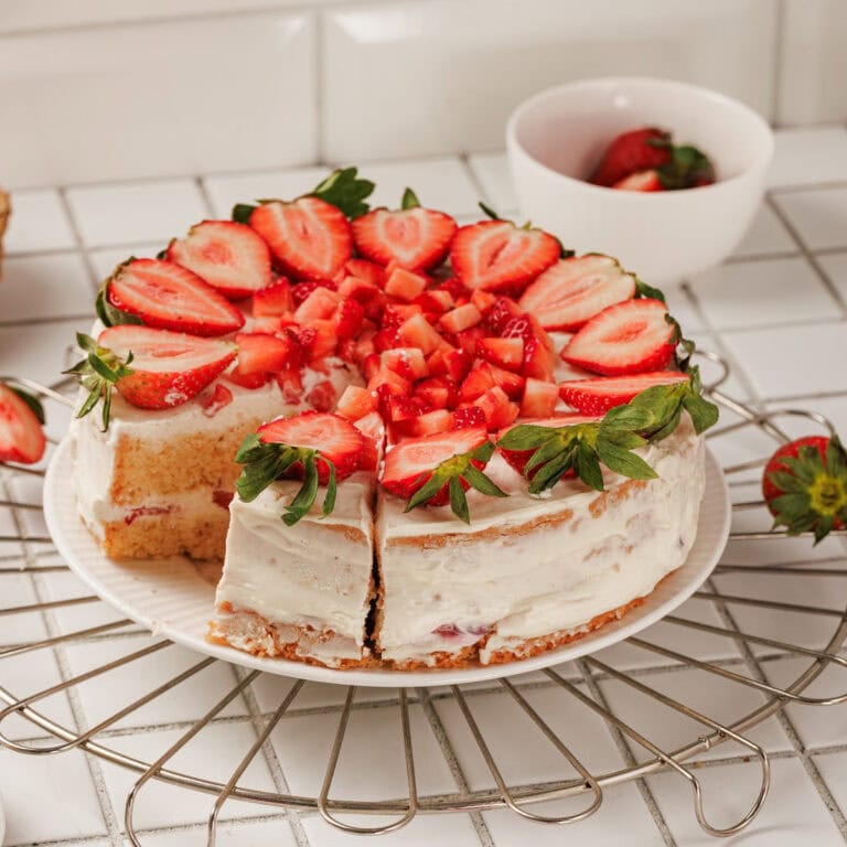 Strawberry Shortcake Layer Cake featured image copy