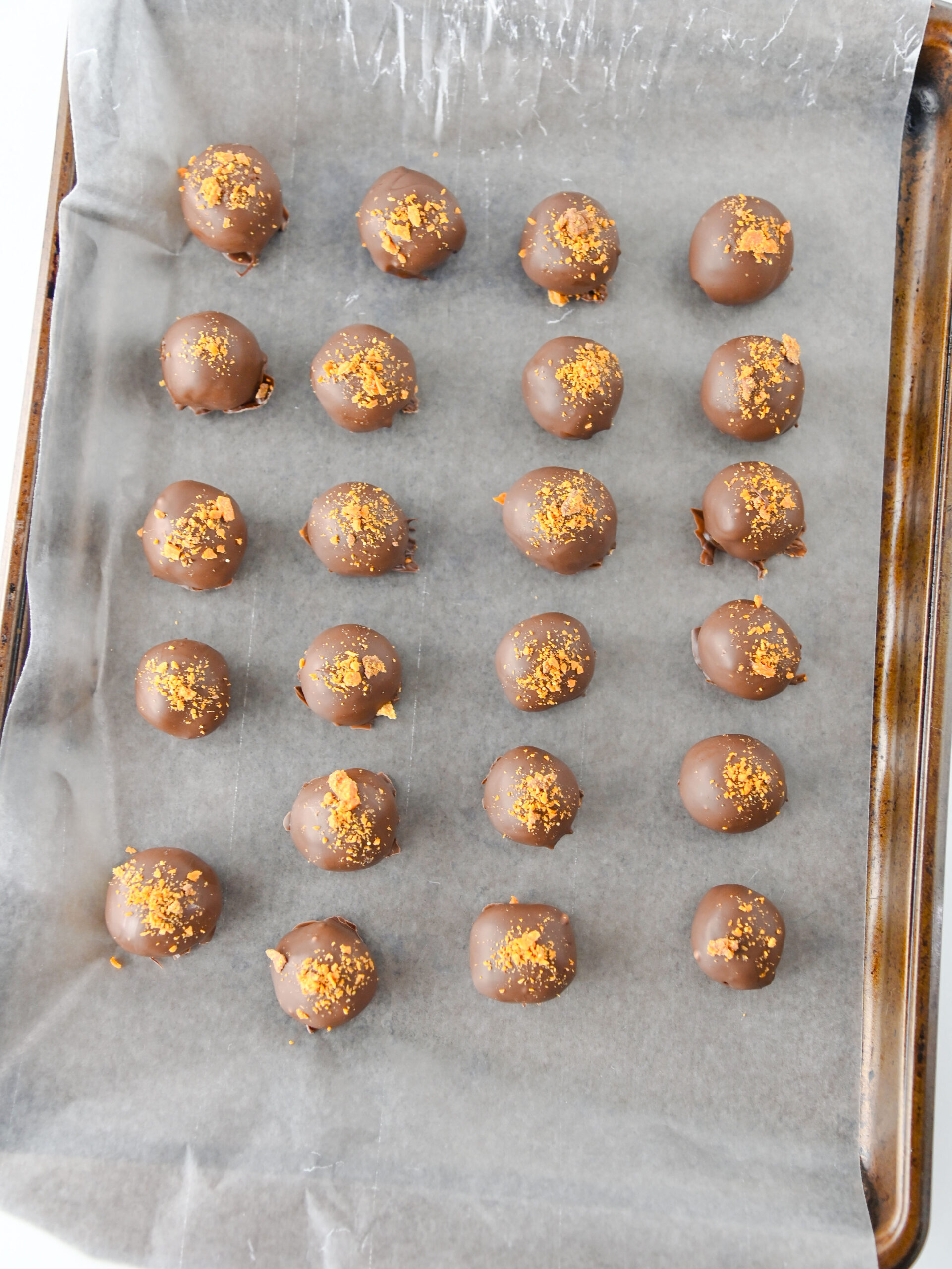 Butterfinger Peanut Butter Balls Process Photo