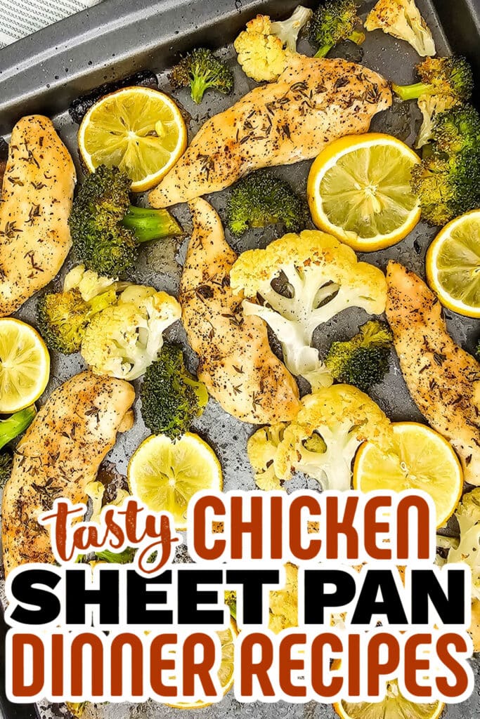 chicken sheet pan dinner - Sheet Pan Lemon Chicken and Veggies copy