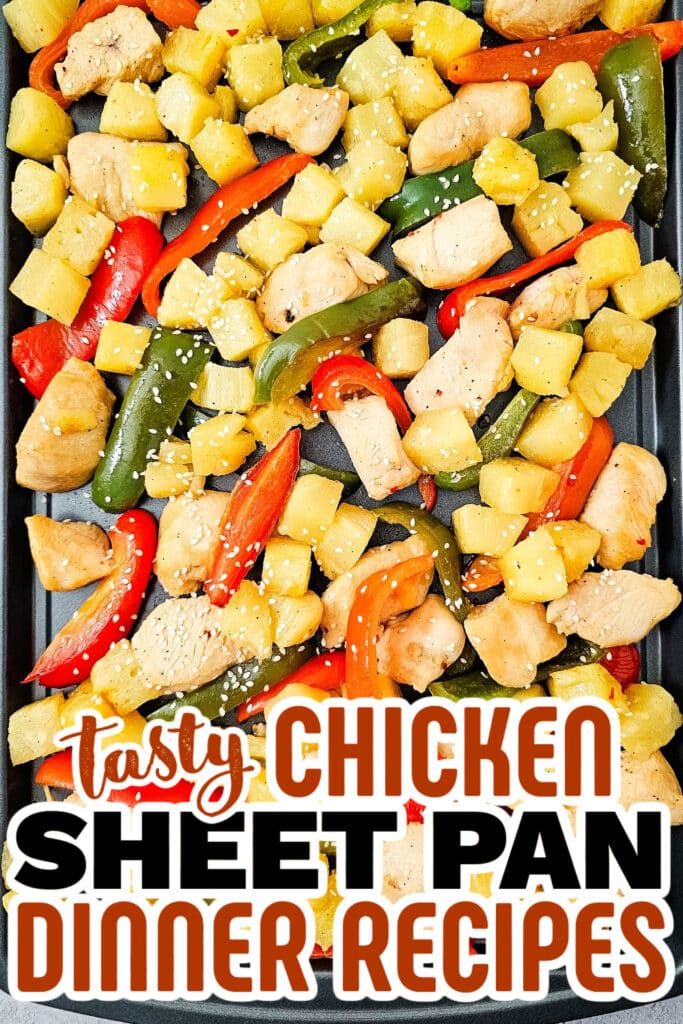chicken sheet pan dinner - Sheet Pan Pineapple Teriyaki Chicken copy