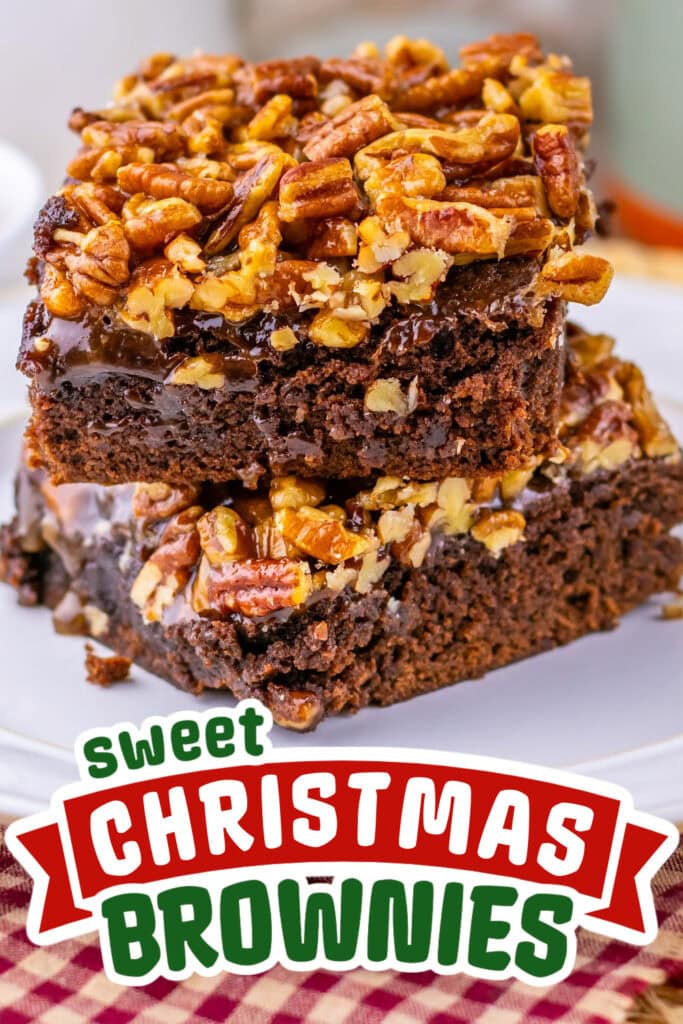 christmas brownies - Pecan Pie Brownies copy