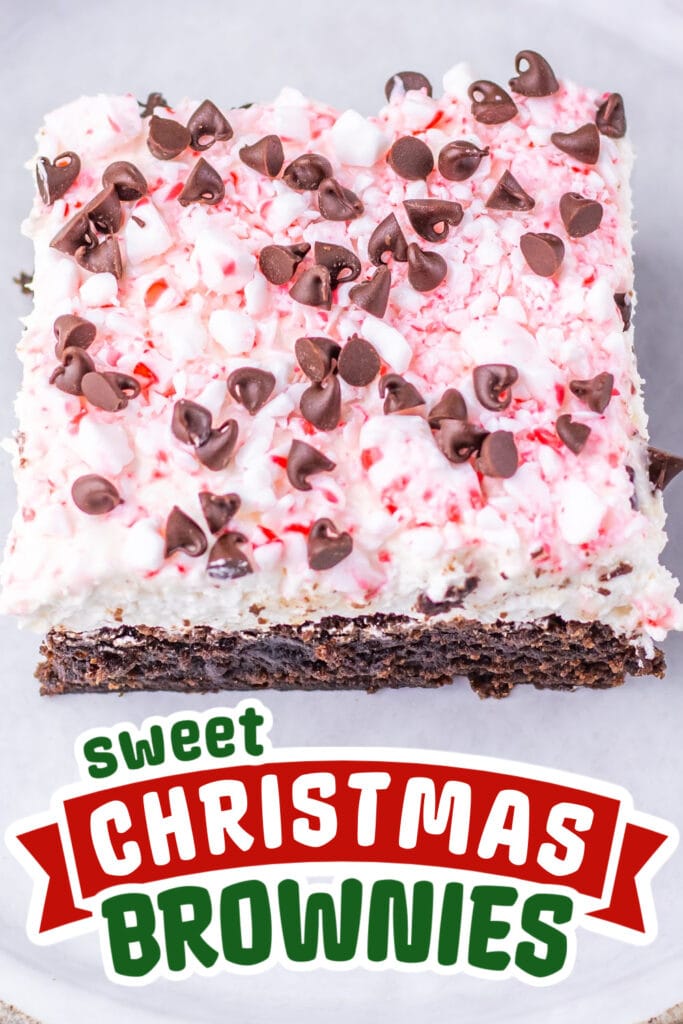 christmas brownies - Peppermint Brownie Cheesecake Bars copy