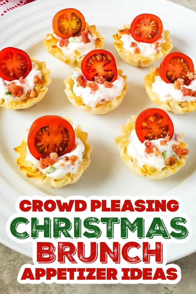 christmas brunch appetizer - BLT Phyllo Party Bites copy
