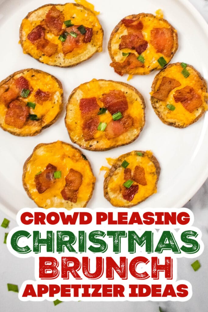 christmas brunch appetizer - Bacon and Cheese Potato Slices copy
