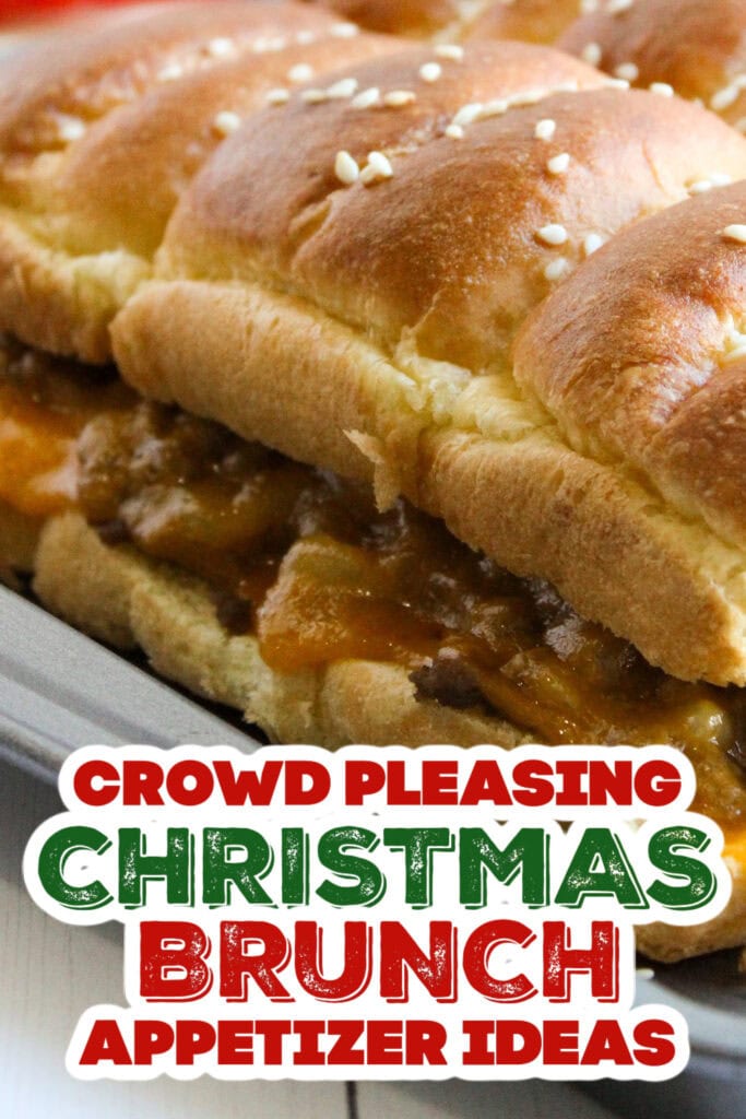 christmas brunch appetizer - Cheeseburger Sliders copy