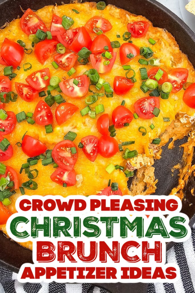 christmas brunch appetizer - Cheesy Texas Trash Dip copy