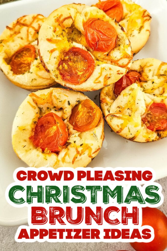christmas brunch appetizer - Cheesy Tomato Focaccia Rolls copy