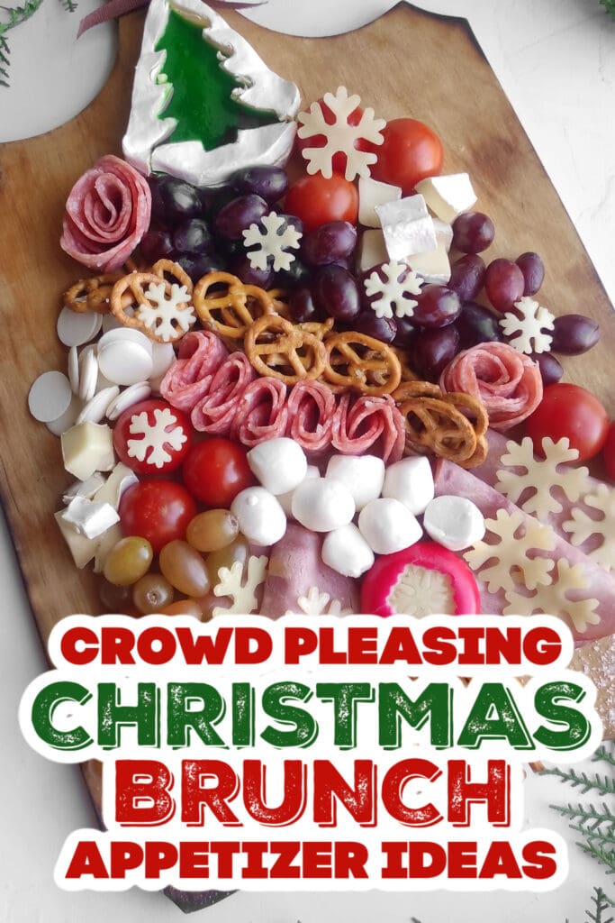 christmas brunch appetizer - Christmas Tree Charcuterie Board copy