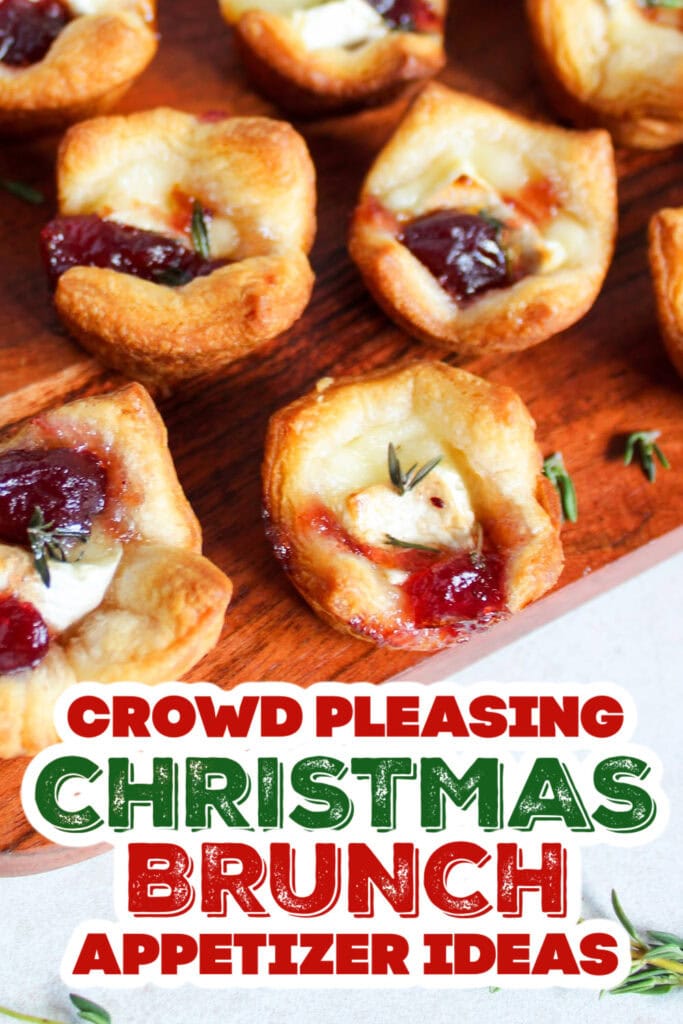 christmas brunch appetizer - Cranberry Brie Bites copy