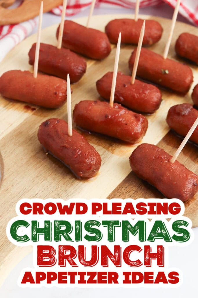christmas brunch appetizer - Cranberry Cocktail Sausage copy