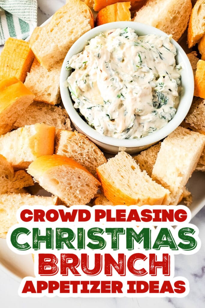 christmas brunch appetizer - Creamy Spinach Dip copy