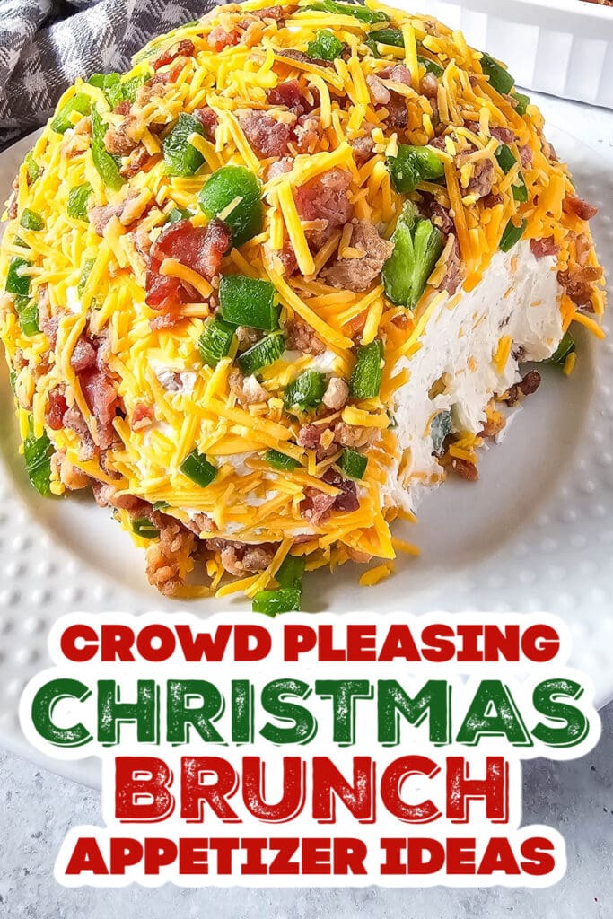 christmas brunch appetizer - Jalapeno Popper Cheeseball copy