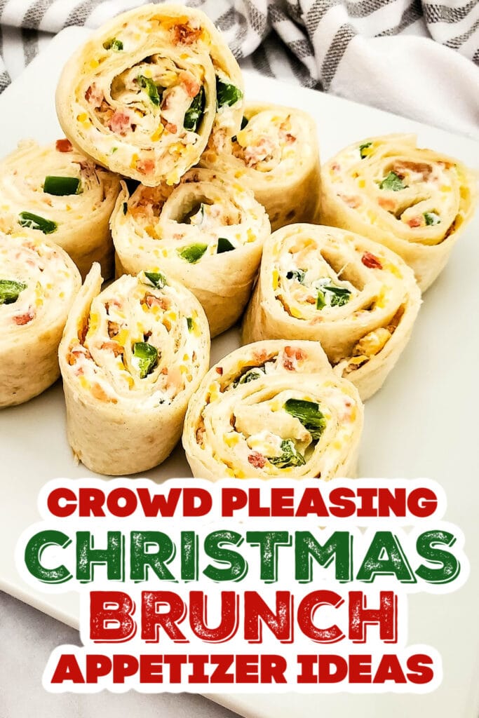 christmas brunch appetizer - Jalapeno Popper Pinwheels copy