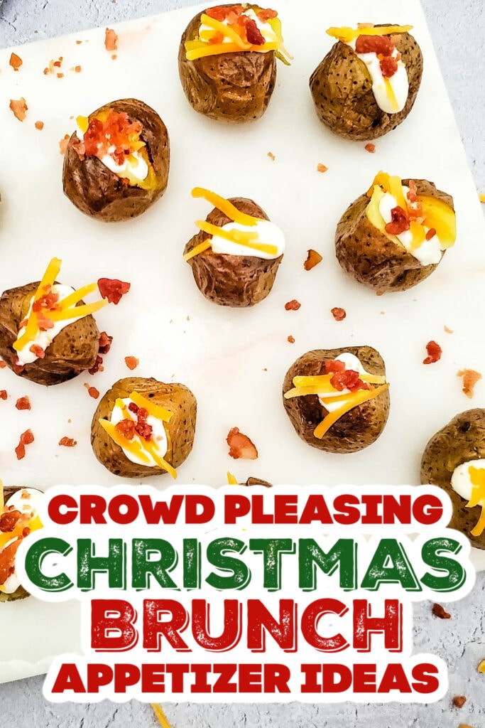 christmas brunch appetizer - Mini Baked Potato Bites copy