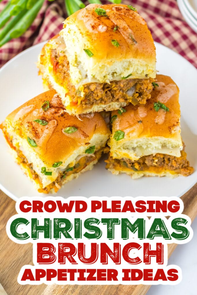 christmas brunch appetizer - Sloppy Joe Enchilada Sliders copy