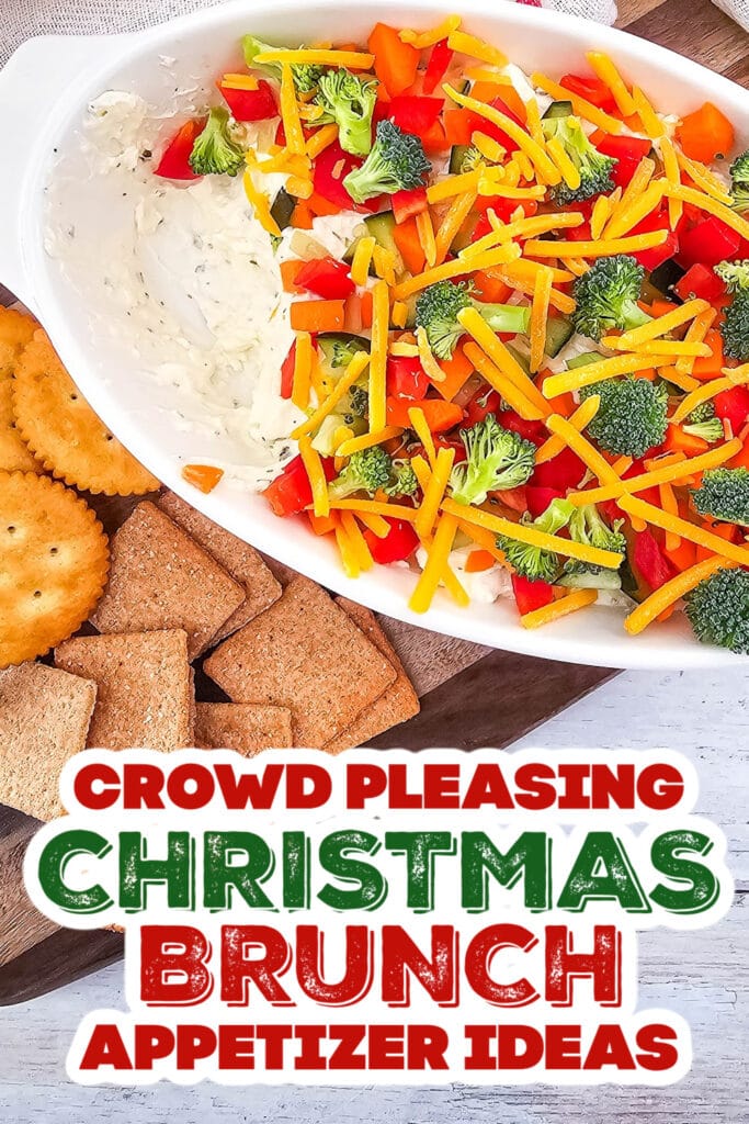 christmas brunch appetizer - Veggie Pizza Dip copy