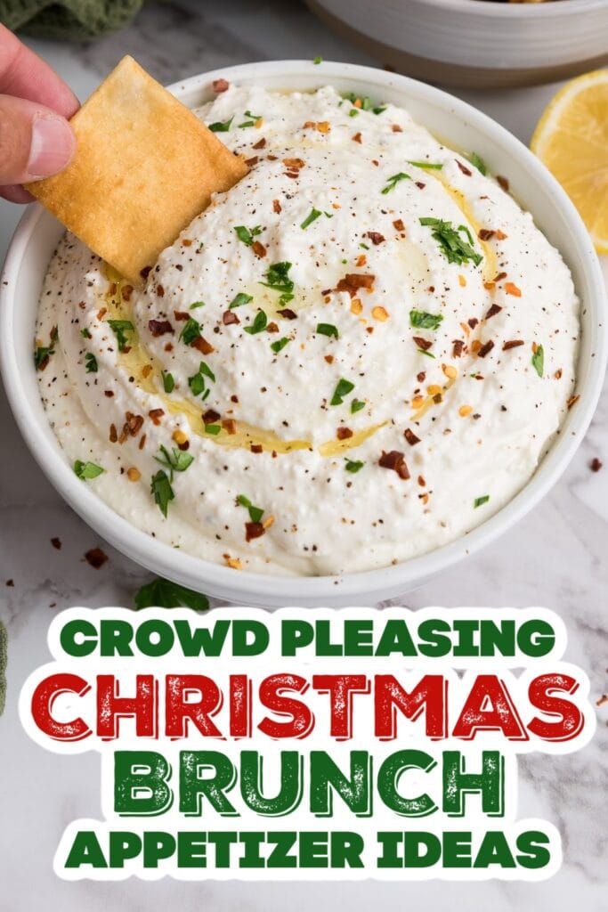 christmas brunch appetizer - Whipped Feta Dip copy