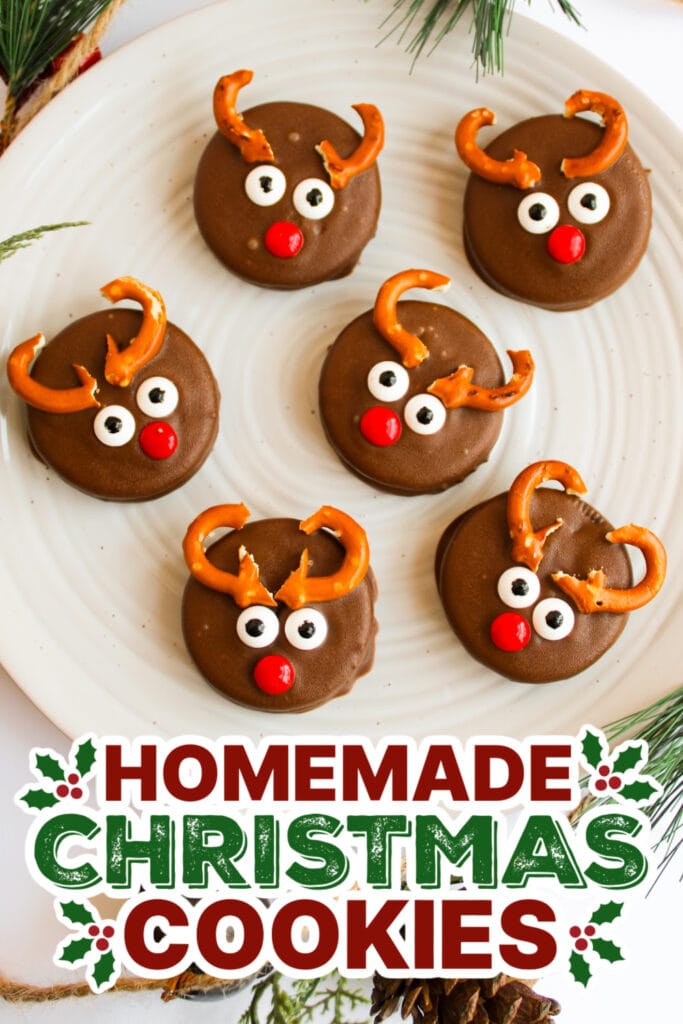 christmas cookies -Reindeer Chocolate Covered Oreos