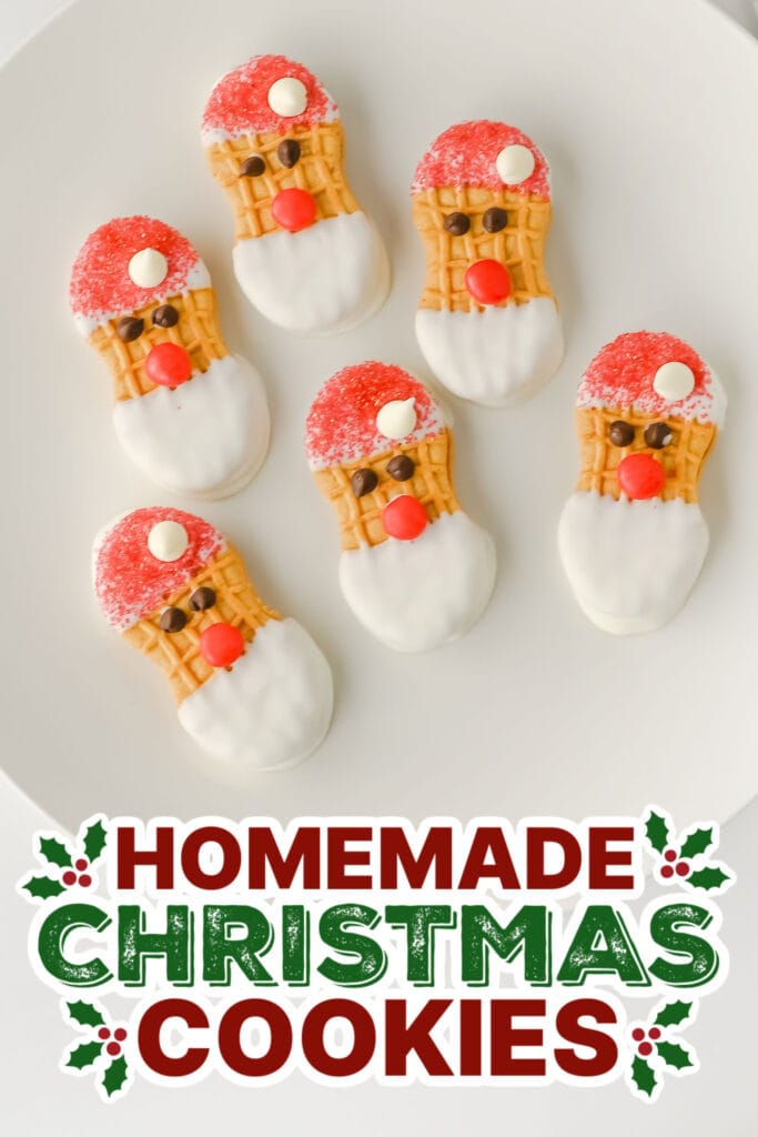 christmas cookies -Santa Nutter Butter Cookies