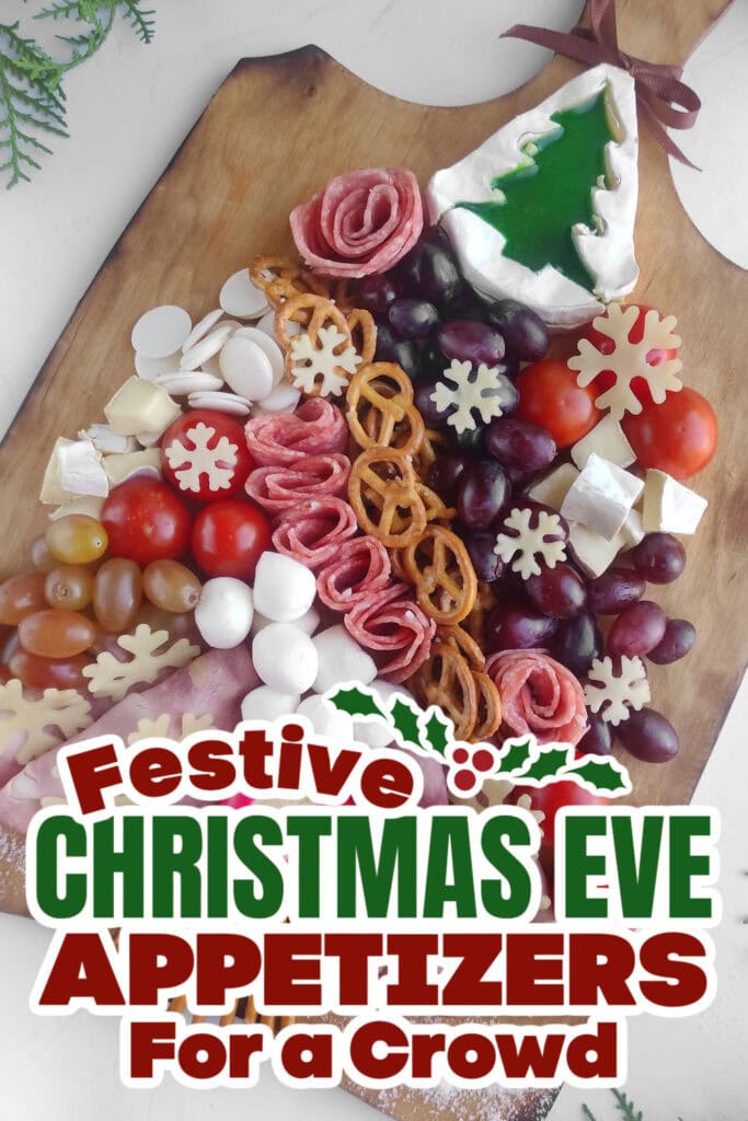 christmas eve appetizers - Christmas Tree Charcuterie Board copy