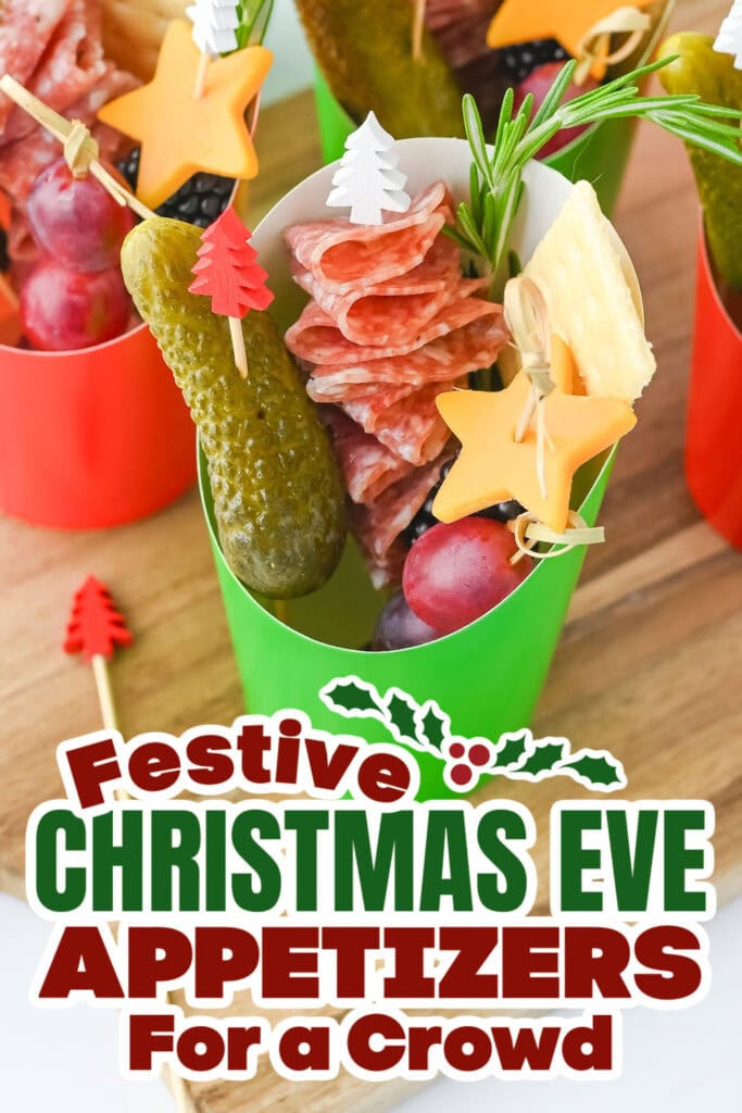christmas eve appetizers - DIY Christmas Charcuterie Cups copy