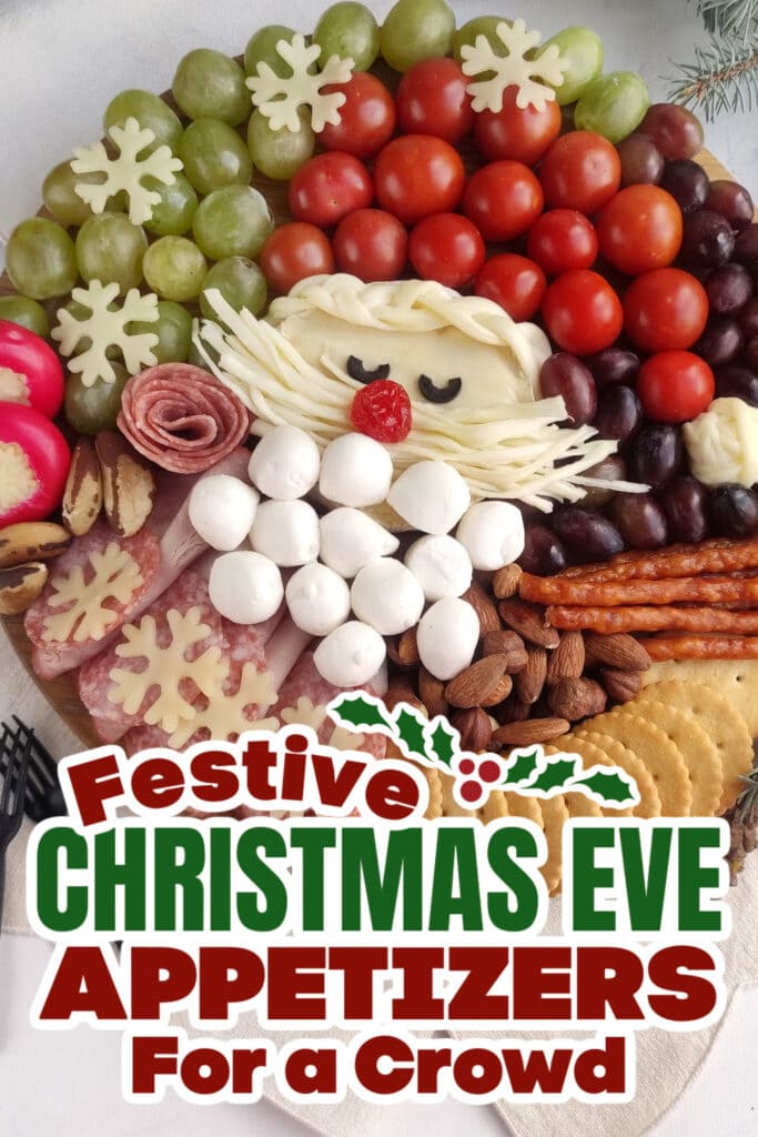 christmas eve appetizers - Santa Charcuterie Board copy