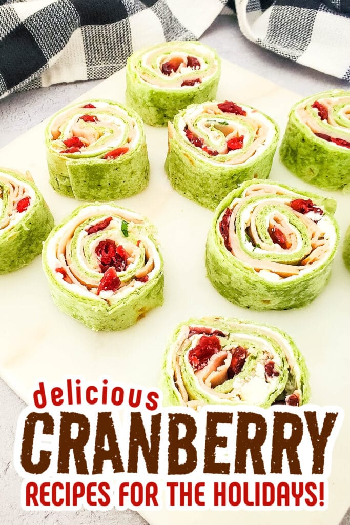 cranberry recipes - Cranberry Turkey Pinwheels copy
