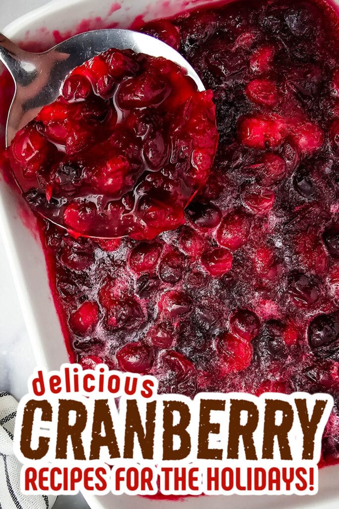 cranberry recipes - Homemade Classic Cranberry Sauce copy